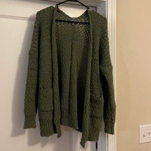 Green Cardigan